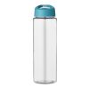 H2O Treble 850 ml sportflaska med piplock Transparent klar-Aquablå | Inget reklamtryck | Inte tillgängligt | Inte tillgängligt
