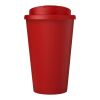 Americano® Eco 350 ml termosmugg av återvunnet material med spillsäkert lock Röd