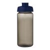 H2O Active® Octave Tritan™ 600 ml sportflaska med uppfällbart lock Heather Charcoal-Blå | Inget reklamtryck | Inte tillgängligt | Inte tillgängligt