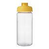 H2O Active® Octave Tritan™ 600 ml sportflaska med uppfällbart lock Transparent klar-Gul | Inget reklamtryck | Inte tillgängligt | Inte tillgängligt