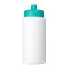 Baseline® Plus grip 500 ml sportflaska med sportlock Vit-Aqua