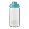 H2O Active Bop 500 ml shaker-flaska Aquablå-Vit | Inget reklamtryck | Inte tillgängligt | Inte tillgängligt