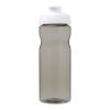 H2O Active® Eco Base 650 ml sportflaska med uppfällbart lock Vit-Heather Charcoal | Inget reklamtryck | Inte tillgängligt | Inte tillgängligt
