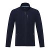 Amber herrjacka av återvunnen GRS-fleece med hel dragkedja Standard | Marinblå | XL | Inget reklamtryck | Inte tillgängligt | Inte tillgängligt | Inte tillgängligt