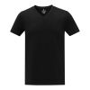Somoto kortärmad V-ringad t-shirt till herr Svart | S