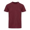 Balfour 200 g/m² kortärmad rundhalsad unisex-T-shirt av ekologiskt OCS-material Djup vinröd | L
