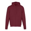Jasper 280 g/m² unisex-huvtröja av återvunnet ekologiskt OCS-material Djup vinröd | L