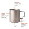 Nordic Trail ultralätt titaniummugg 450 ml silver | Inget reklamtryck | Inte tillgängligt | Inte tillgängligt
