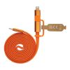 Arc ultra-tunn 60W 2-1-1 magnetisk kabel RCS orange
