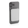 Stellar RCS återvunnen plast 5000 mah 5W magnetisk powerbank vit | Inget reklamtryck | Inte tillgängligt | Inte tillgängligt
