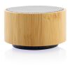 3W trådlös högtalare FSC® bambu och RCS svart | Inget reklamtryck | Inte tillgängligt | Inte tillgängligt
