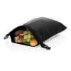 Snackstrap AWARE™ RPET vikbar lunchväska 30x20CM svart | Inget reklamtryck | Inte tillgängligt | Inte tillgängligt