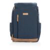 Impact AWARE™ 15" laptopryggsäck i 16 oz. återvunnen canvas blå