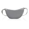 Crescent AWARE™ RPET Halvmåneformad crossbody-väska silvergrå