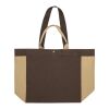 BEAU AWARE™ 400 gsm återvunnen canvas allround shoppingväska brun