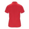 Monzha kortärmad funktionspikétröja för dam Röd | 2XL