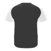 Bugatti kortärmad unisex T-shirt av återvunnet material Svart-Vit | S