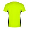Shanghai kortärmad sport-T-shirt för herr Fluor Green-Svart | XL