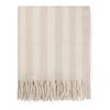 VINGA Lioro GRS wool blend pläd beige