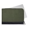 "VINGA Marlow RCS återvunnen polyester 16"" laptopfodral" grön-svart