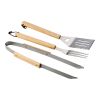 Bamboo barbecue set Brun | Inget reklamtryck | Inte tillgängligt | Inte tillgängligt