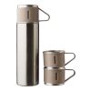 Stainless steel double walled bottle set (420 ml) Herbert Svart | Inget reklamtryck | Inte tillgängligt | Inte tillgängligt