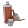Recycled stainless steel flask Brock Brun | Inget reklamtryck | Inte tillgängligt | Inte tillgängligt