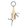 Bamboo multitool keychain Inaya Brun | Inget reklamtryck