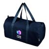 Recycled polycotton (330 gsm) duffle bag Tian Blå | Inget reklamtryck