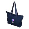 Recycled polycotton (330 gsm) tote bag Malina Blå | Inget reklamtryck