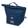 Recycled denim cooler roll-top bag Mira Blå | Inget reklamtryck