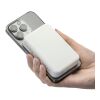 Recycled wireless charger powerbank Meno Vit | Inget reklamtryck | Inte tillgängligt | Inte tillgängligt