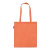 Recycled nonwoven (80 gsm) shopping bag Vian Orange | Inget reklamtryck | Inte tillgängligt | Inte tillgängligt