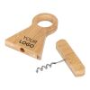 Wine bottle holder Vincio | Recycled bamboo Brun