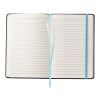 PU notebook Charlene Ljusblå