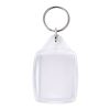 Nyckelring, omonterad Transparent
