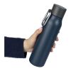 Recycled stainless steel drinking bottle (600 ml) Cassian Blå
