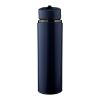 Recycled stainless steel drinking bottle (500 ml) Zeno Blå