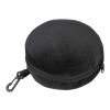Polytester travel pillow Leontine Svart
