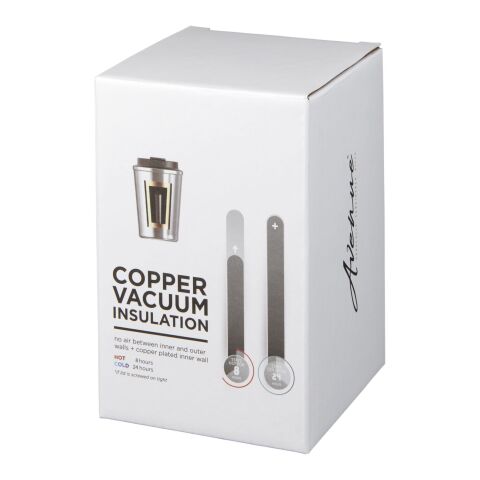 Thor 360 ml läckagesäker vakuumisolerad termosmugg i koppar Standard | Blå | Inget reklamtryck | Inte tillgängligt | Inte tillgängligt