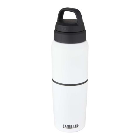 CamelBak® MultiBev vakuumisolerad 500 ml flaska i rostfritt stål med 350 ml kopp Standard | vit | Inget reklamtryck | Inte tillgängligt | Inte tillgängligt