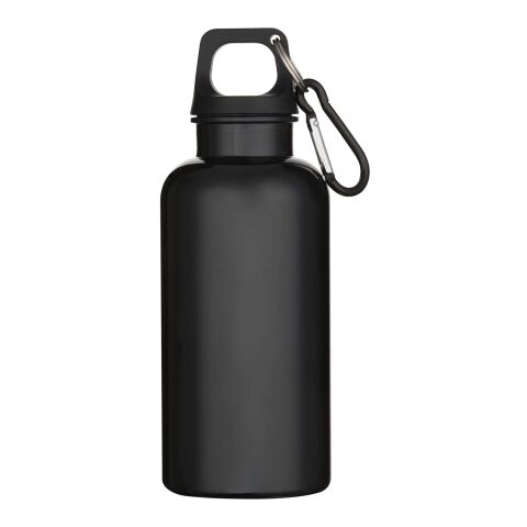 Oregon 400 ml vattenflaska av RCS-certifierad återvunnen plast med karbinhake  svart