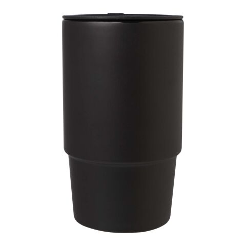 Carter 450 ml keramisk mugg med plastlock Svart