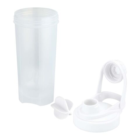 Forza 700 ml sportflaska med shakerboll Vit | Inget reklamtryck | Inte tillgängligt | Inte tillgängligt