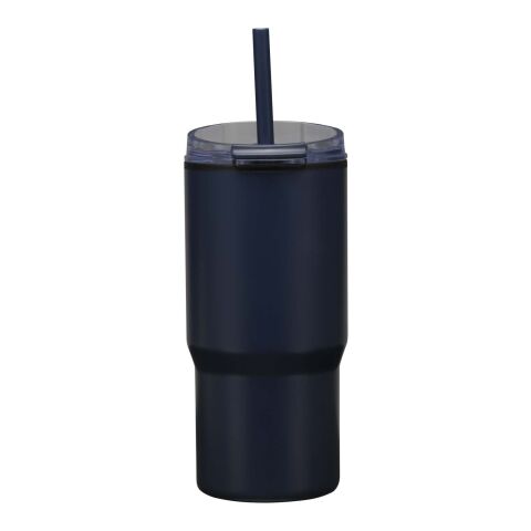 Westin 540 ml RCS-mugg i återvunnet material med dubbelvägg och isolering samt sugrör Marinblå