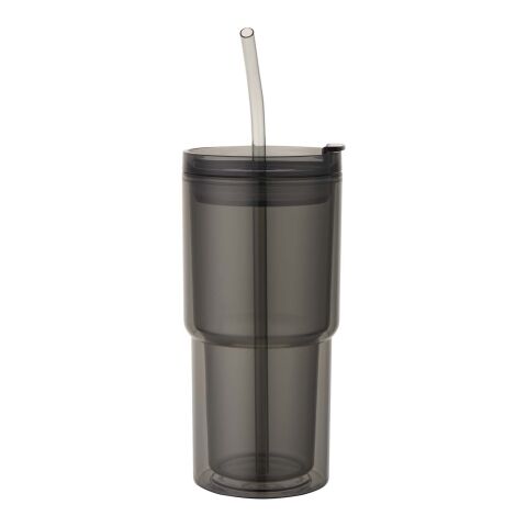 Archer 480 ml plastmugg med dubbla väggar Svart / Blå