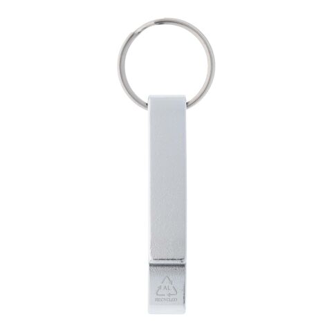 Tao flask- och burköppnare med nyckelring av RCS-återvunnen aluminium Silver