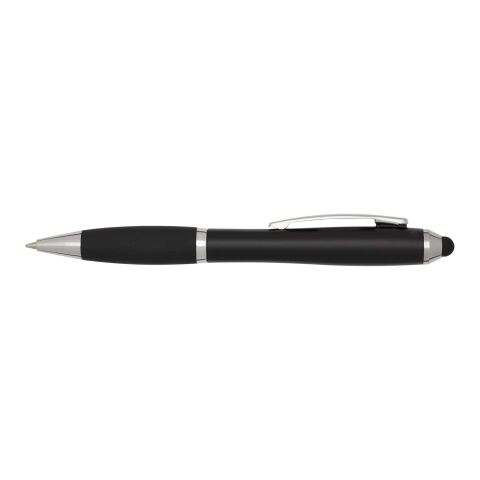 Nash kulspetspenna med stylus av RCS-certifierad återvunnen plast, färgad pennkropp och svart grepp (svart bläck) Svart