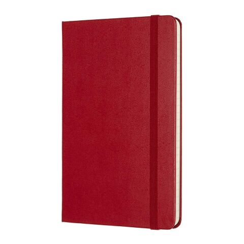 Classic M inbunden anteckningsbok – linjerat Scarlet röd