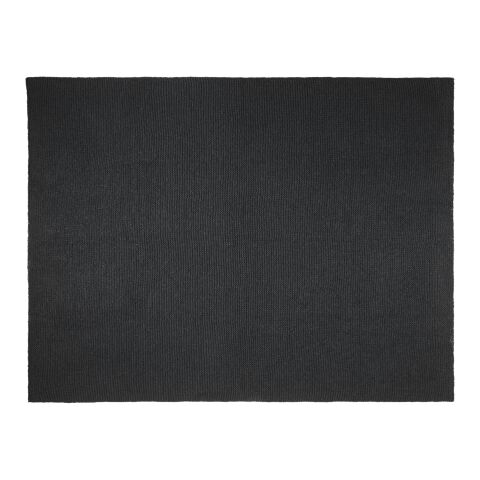Suzy 150 x 120 cm stickad filt i GRS-polyester Svart